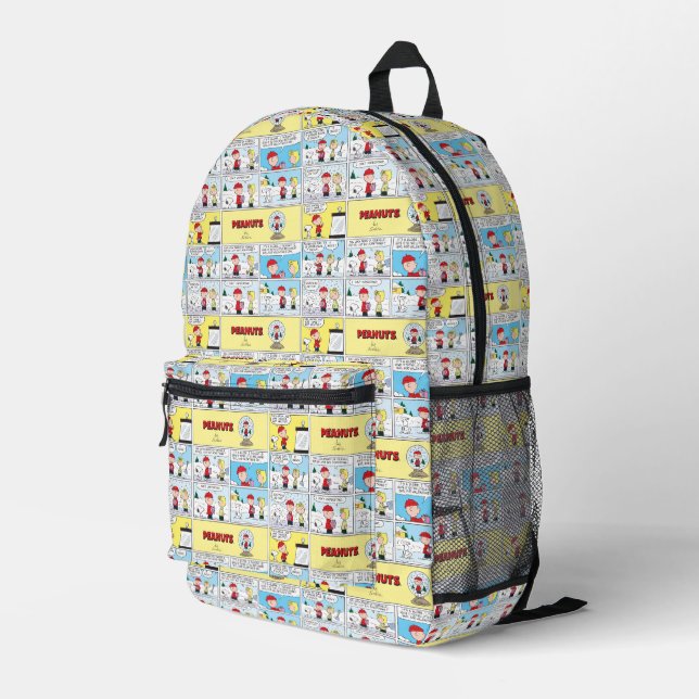 Mochila Impresa Charlie Brown | Bola de cristal con nieve (Esquina derecha trasera )