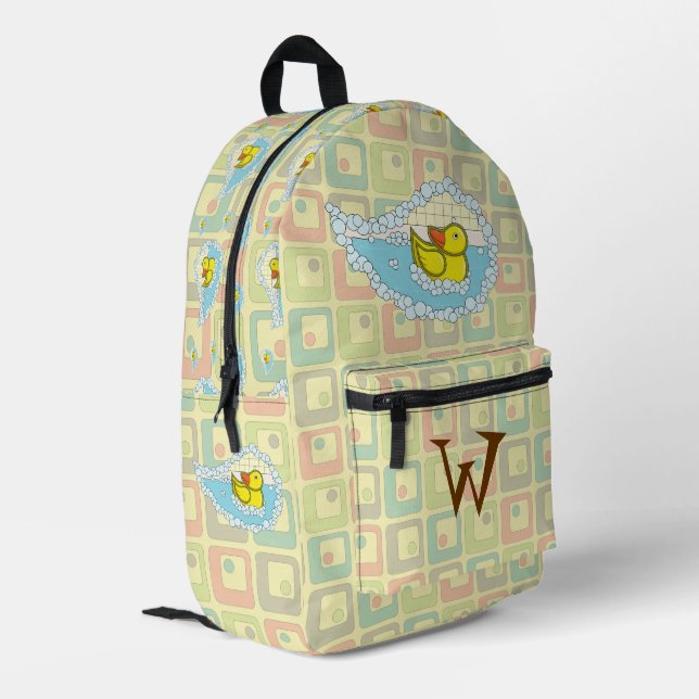 Mochila Impresa Chaucer el pato de goma (Esquina izquierda trasera)