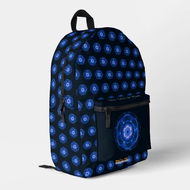Mochila Impresa Cherenkov Radiation (Esquina izquierda trasera)