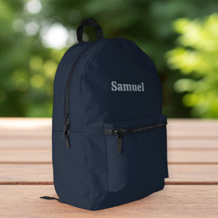 Mochila Impresa Chic Blue Backpack for Work