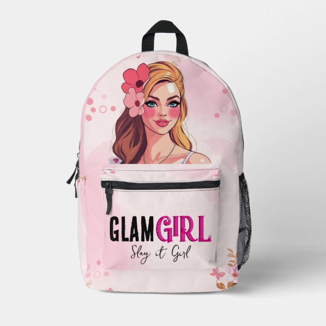 Mochila Impresa Chica GLAM (Anverso)
