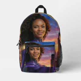 MOCHILA IMPRESA CHICAGO - SUPERHEROÍNA
