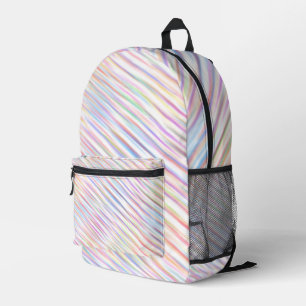 Mochila Impresa Chicas de galaxia de espacio colorido en gradiente