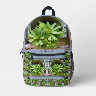 Mochila Impresa Chicas de Hens suculentas pintura de aceite person