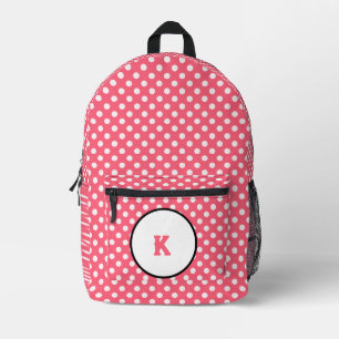 Mochila Impresa Chicas Pink Polka Dots