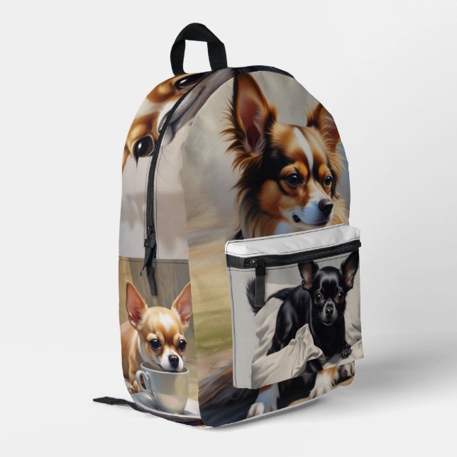 Mochila Impresa Chihuahua (Esquina izquierda trasera)
