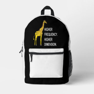 Mochila Impresa Chiste de Jirafa Divertido