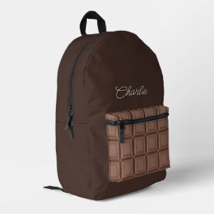 Mochila Impresa Chocolate Sweet Choco Cacao