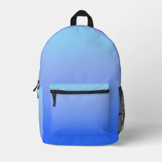 Mochila Impresa cian cobalto cielo azul