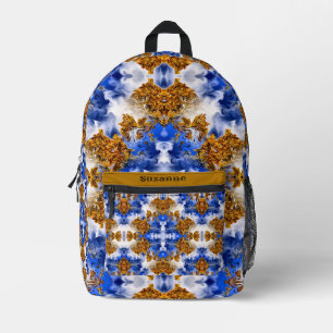 Mochila Impresa Cielo Azul Y Nubes Resumen Personalizado