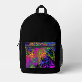 Mochila Impresa Cielo Espacial Bajo El Agua