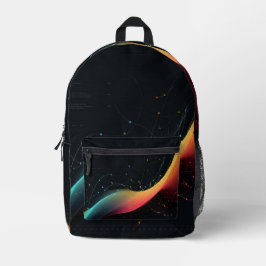 Mochila Impresa cielo estrellado de música