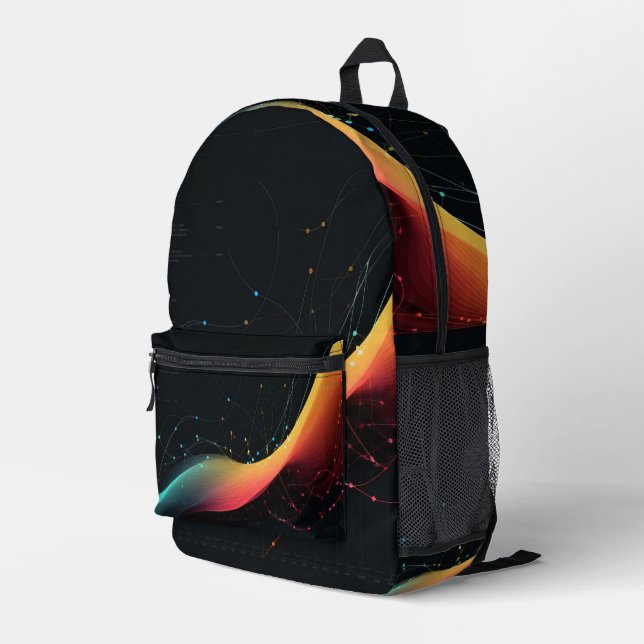 Mochila Impresa cielo estrellado de música (Esquina derecha trasera )