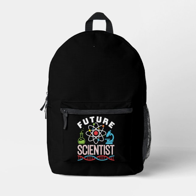 Mochila Impresa Científico Futuro Amante (Anverso)