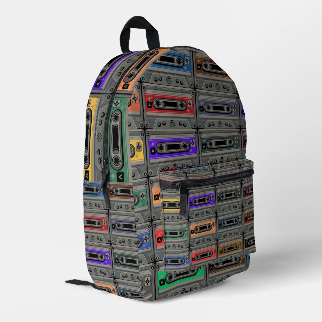 Mochila Impresa Cinta de Casete (Esquina izquierda trasera)