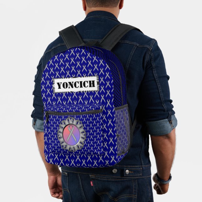 Mochila Impresa Cinta gris estándar de Kenneth Yoncich (Insitu (Modelo))