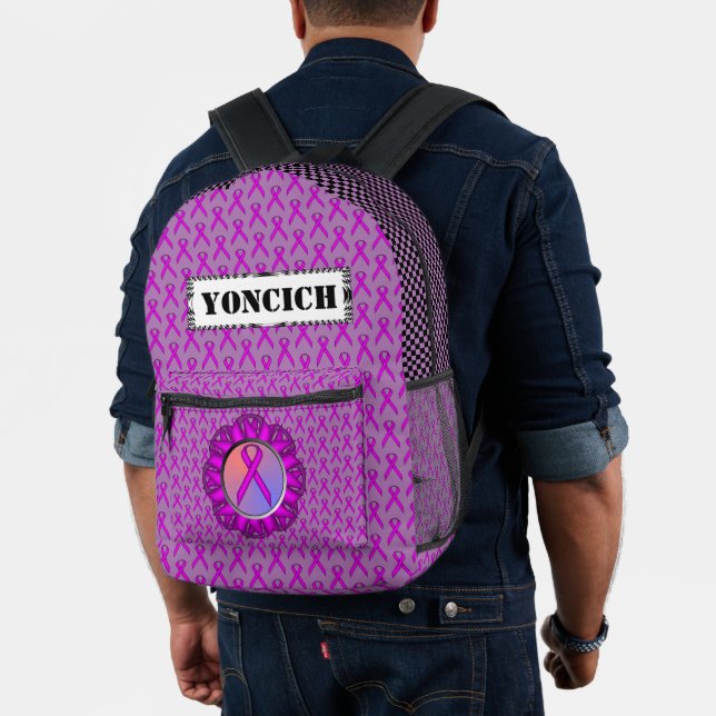 Mochila Impresa Cinta Purple Standard de Kenneth Yoncich (Insitu (Modelo))