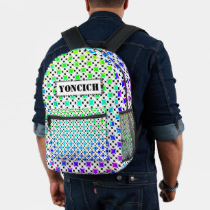 Mochila Impresa Círculo de cuatro estrellas por Kenneth Yoncich