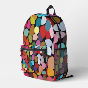 Mochila Impresa Círculos abstractos coloridos