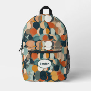 Mochila Impresa Círculos Coloridos