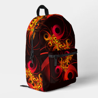 Mochila Impresa Círculos coloridos Patrón de arte abstracto modern