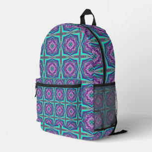 Mochila Impresa Círculos Concéntricos Lanzados Al Punto Resumen