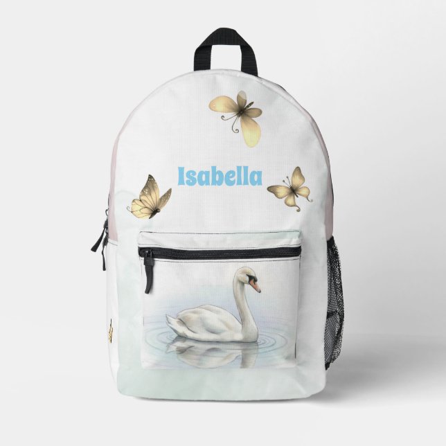 Mochila Impresa Cisne asombroso (Anverso)