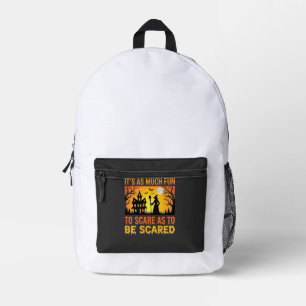 Mochila Impresa Cita de Bruja de Casa Embrujada de Halloween