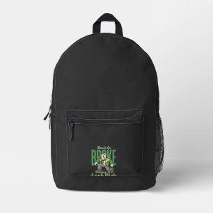 Mochila Impresa Cita Divertida de Perro de Dinero que Gotea