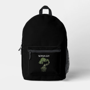 Mochila Impresa Cita divertida del tipo de bonsai para amantes del