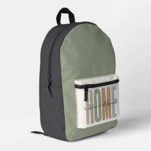 Mochila Impresa Cita minimalista para familia