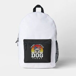 Mochila Impresa Cita Retrodivertida Amante Perro Bulldog