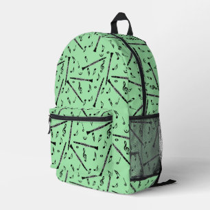Mochila Impresa Clarinet Music Notes