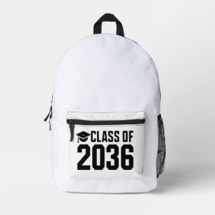 Mochila Impresa Clase de 2036 Crece Conmigo Regreso a Clases