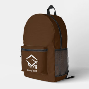 Mochila Impresa ¿Clase de graduación de 20? BRNWHT Personalizar Ye