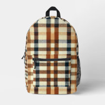 Clásico Buffalo Plaid Marrón Rústico y Terracota