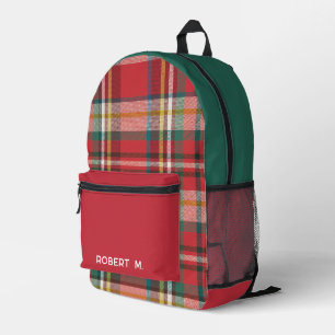 Mochila Impresa Clásico Cuadro Rústico Personalizado