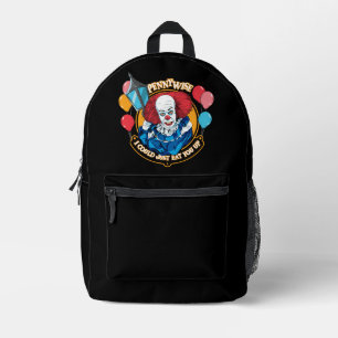 Mochila Impresa Clásico De Pennywise - Podría Comerte.