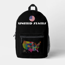 Mochila Impresa Clásico de regalo turístico especial de los Estado