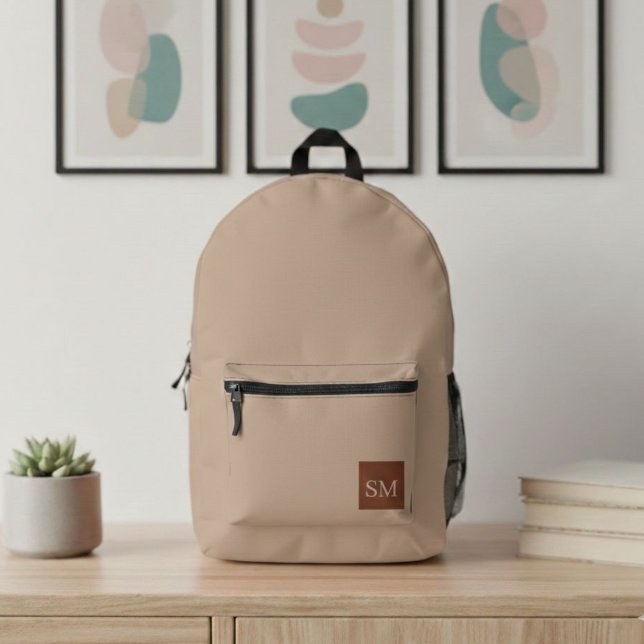 Mochila Impresa Classy Minimalist Sand Custom Backpack - Simple  (Subido por el creador)