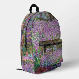 Mochila Impresa Claude Monet - El jardín del artista en Giverny