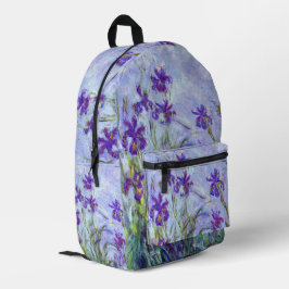 Mochila Impresa Claude Monet - Lilac Irises / Iris Mauves