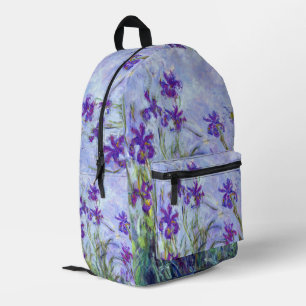 Mochila Impresa Claude Monet - Lilac Irises / Iris Mauves