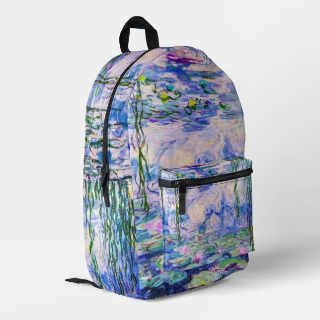 Mochila Impresa Claude Monet - Lilies de agua / Nympheas 1919 (Esquina izquierda trasera)