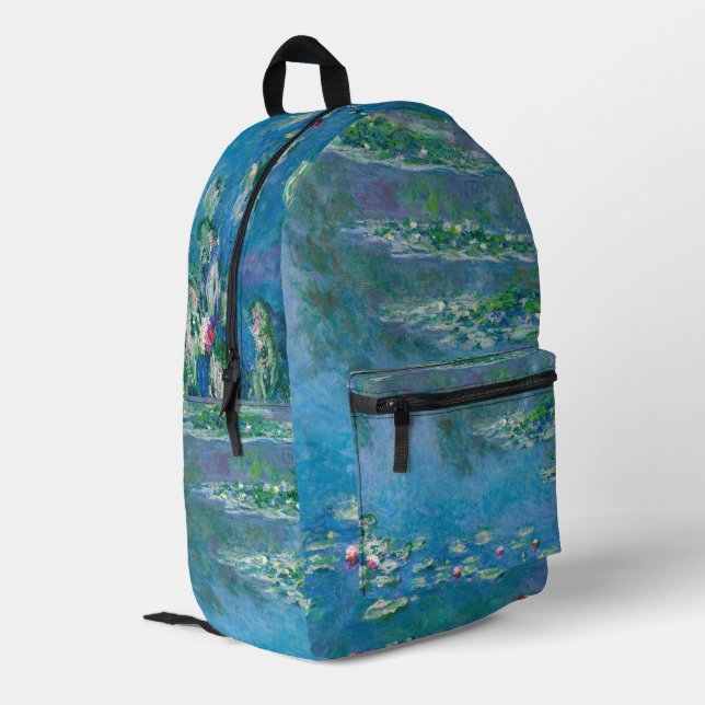 Mochila Impresa Claude Monet - Water Lilies 1906 (Esquina izquierda trasera)