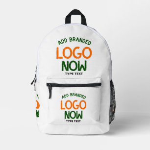 MOCHILA IMPRESA CLIENTE SENCILLO Y LIMPIO DE MODA BLANCO