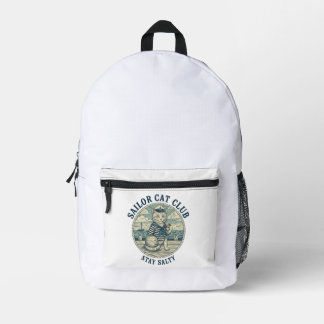 Mochila Impresa Club del Gato Marinero