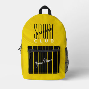 Mochila Impresa Club Deportivo Amarillo Negro