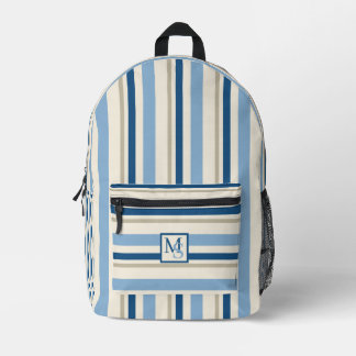 Mochila Impresa Coastal Indigo Cabana Stripes