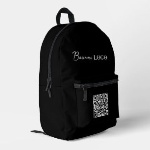 Mochila Impresa Código QR promocional de la Compañía con logotipo